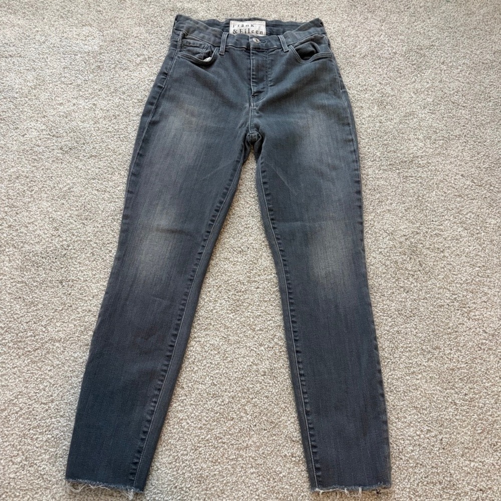 Frank & Eileen Sligo Skinny Jeans Womens 26 Gray‎ Stretch Comfort Minimalist